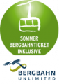 Bergbahn inklusive von Mai bis November Bergbahn inklusive
